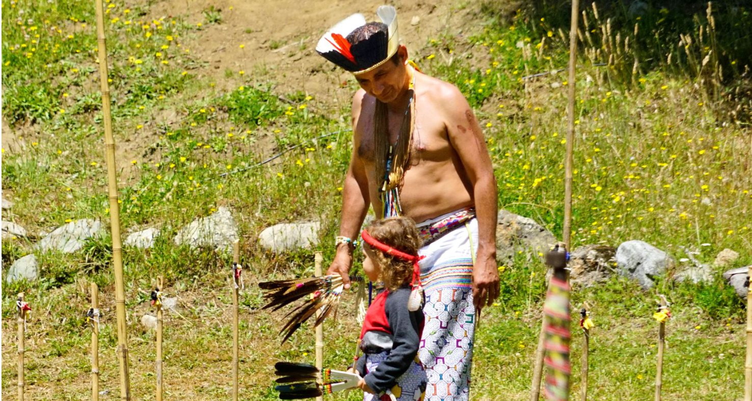 Asistentes al ritual